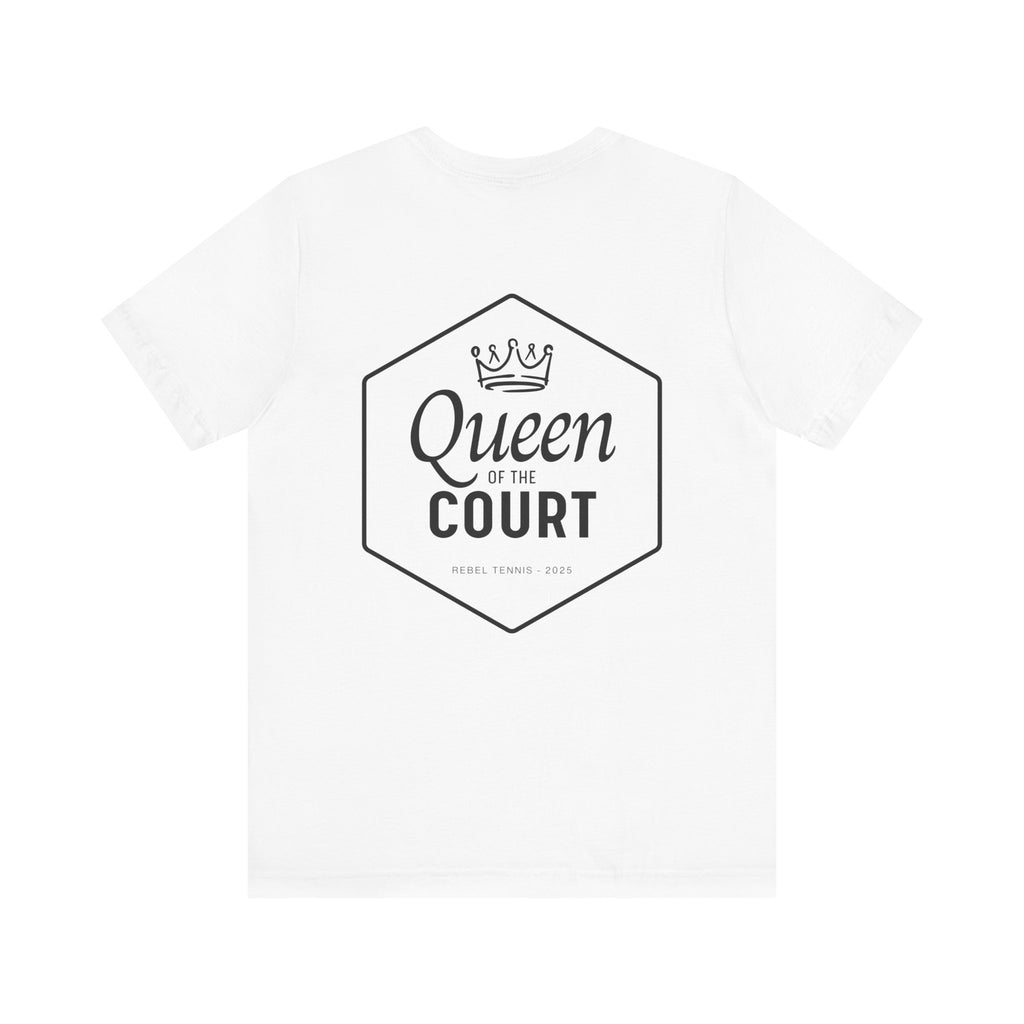Queen's Court Tee | White