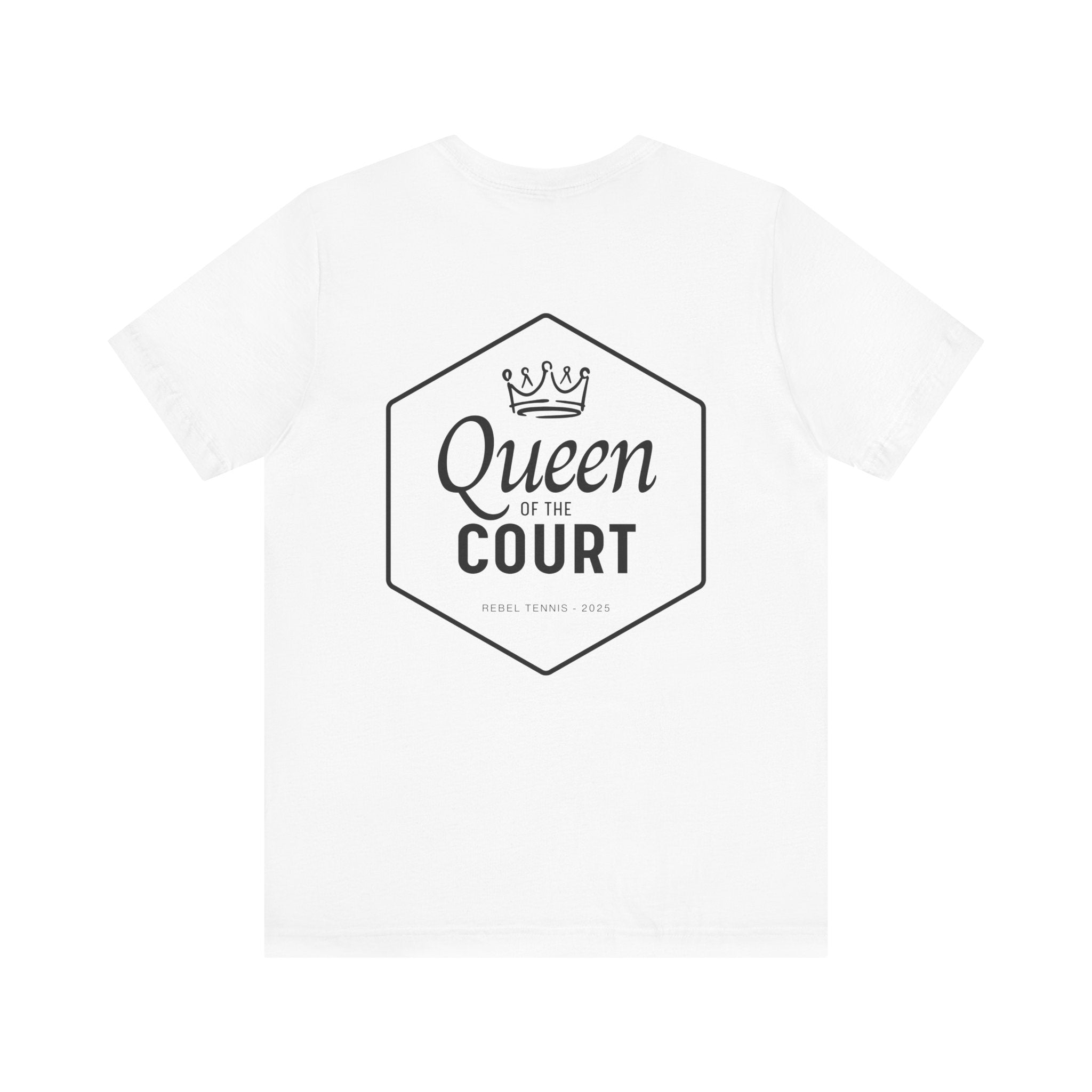 Queen's Court Tee | White