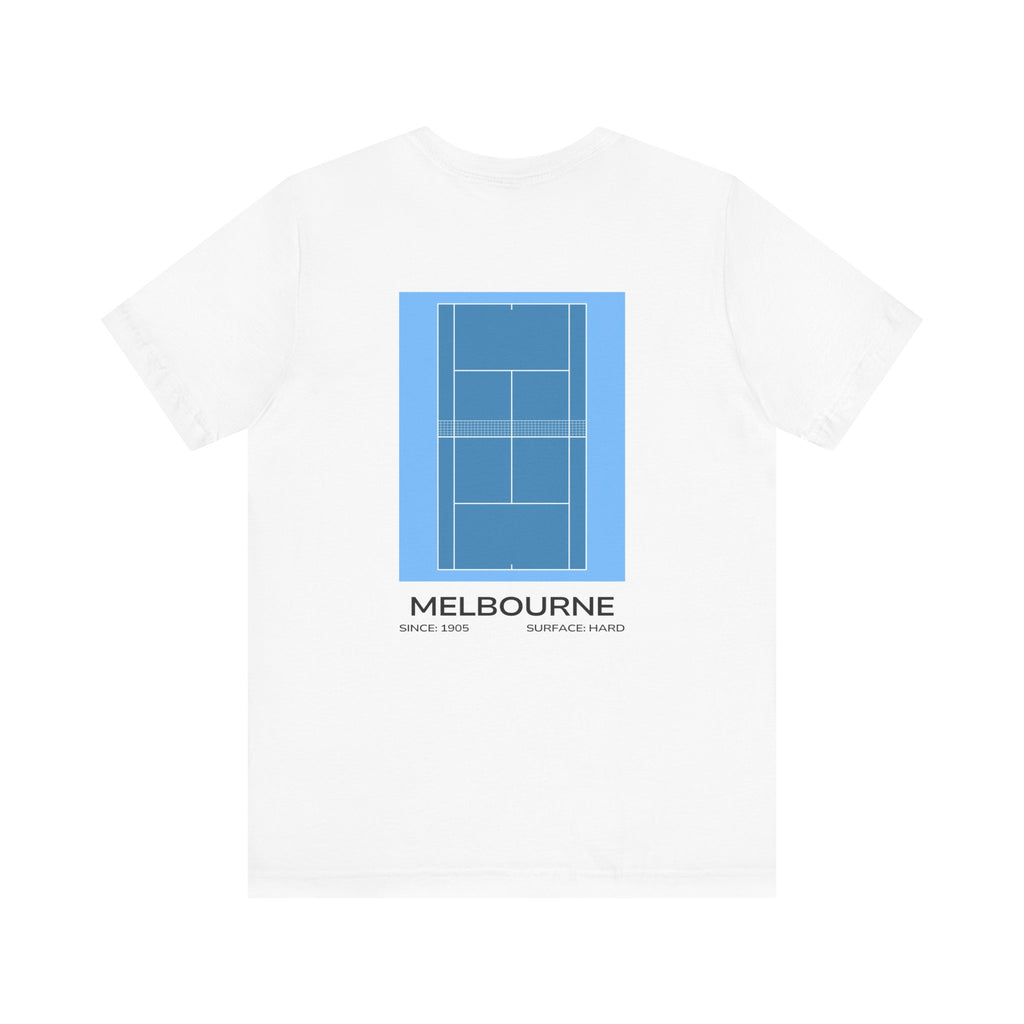 Melbourne Slam Tee | White