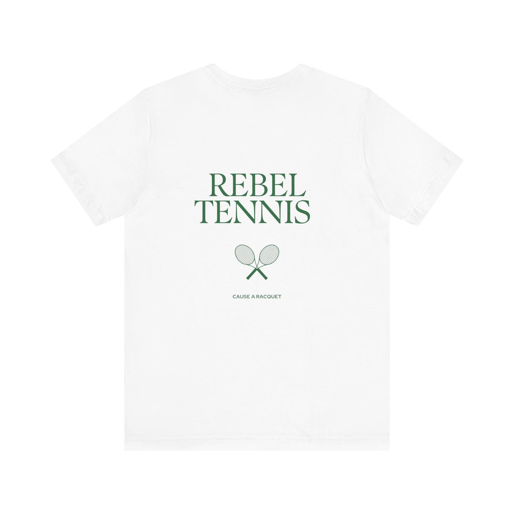 Rebel Tennis Tee | White