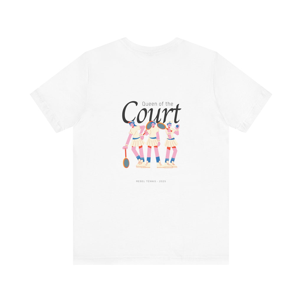 Queen of the Court Tee | White