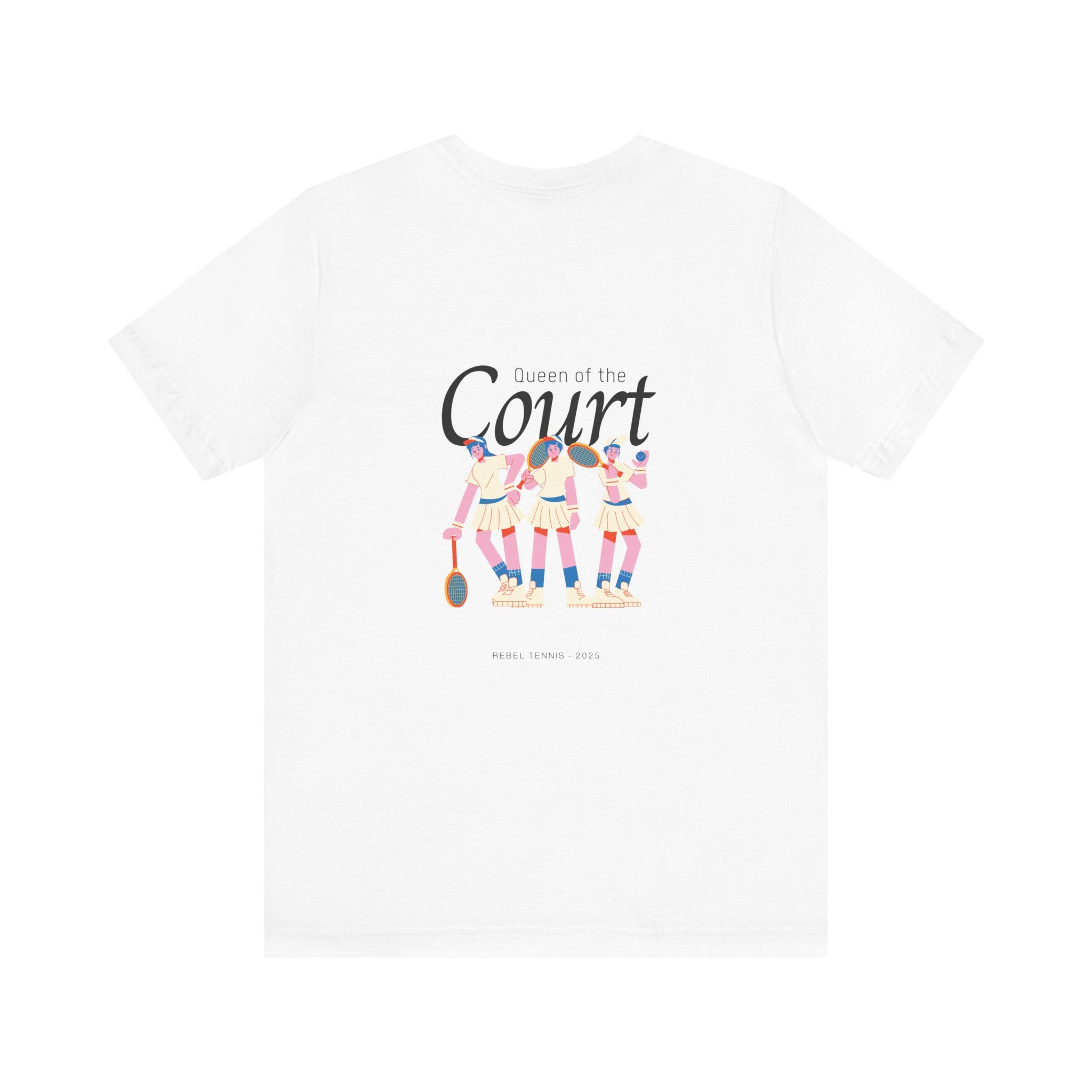 Queen of the Court Tee | White