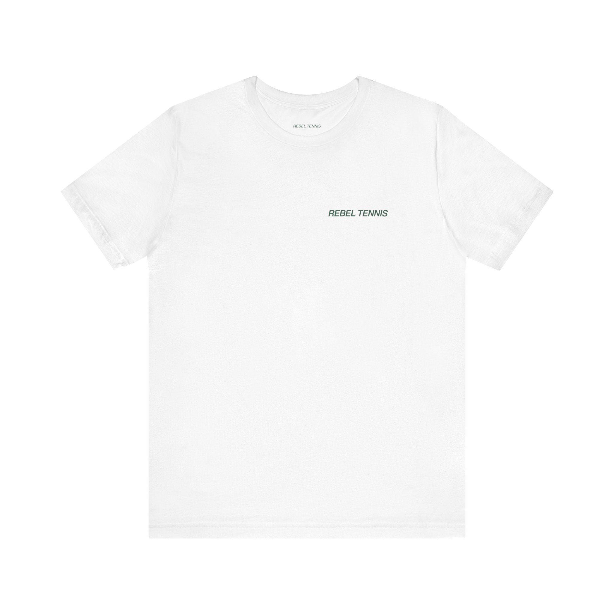 Eat, Sleep, Tennis, Repeat Tee | White
