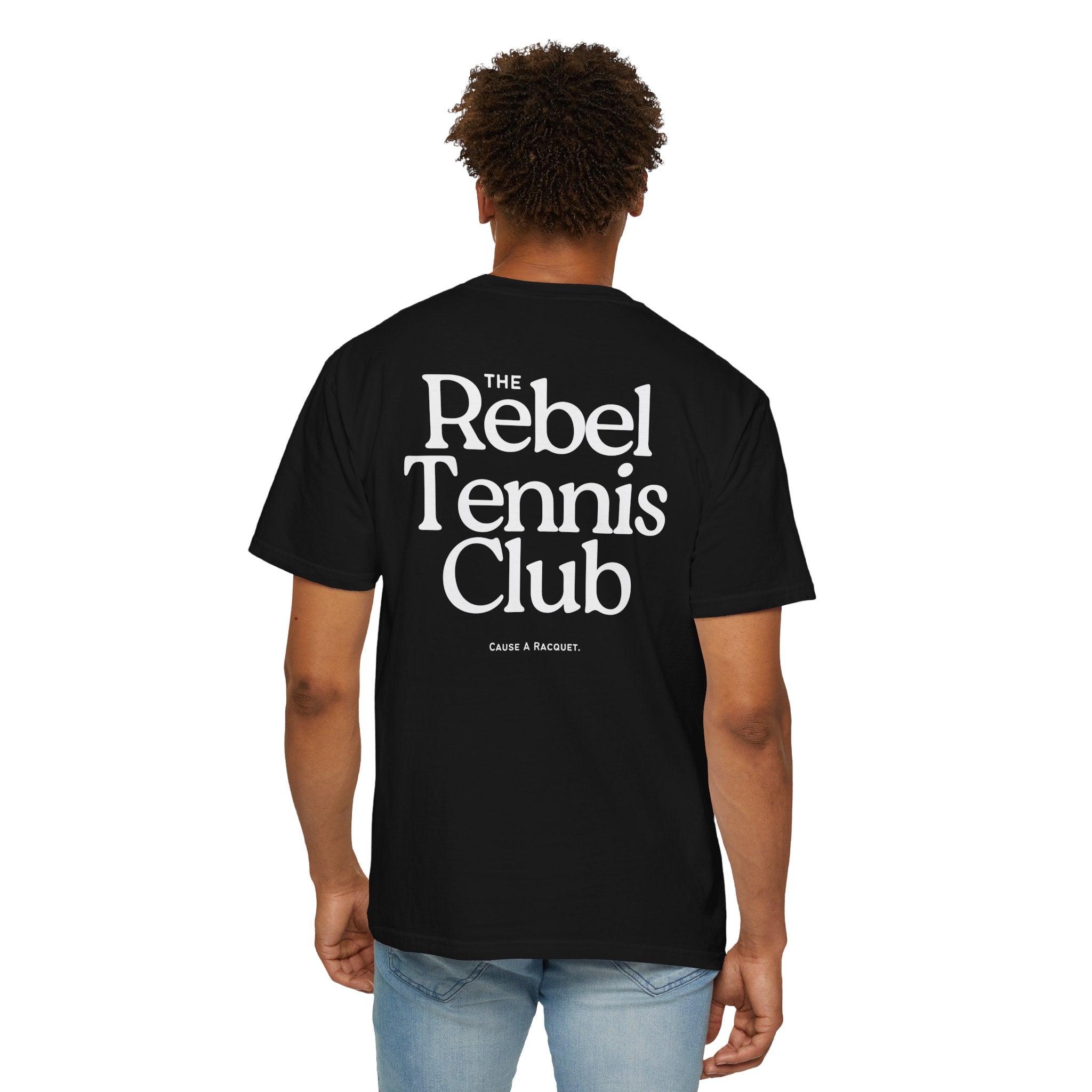 Rebel Tennis Club Tee | Black