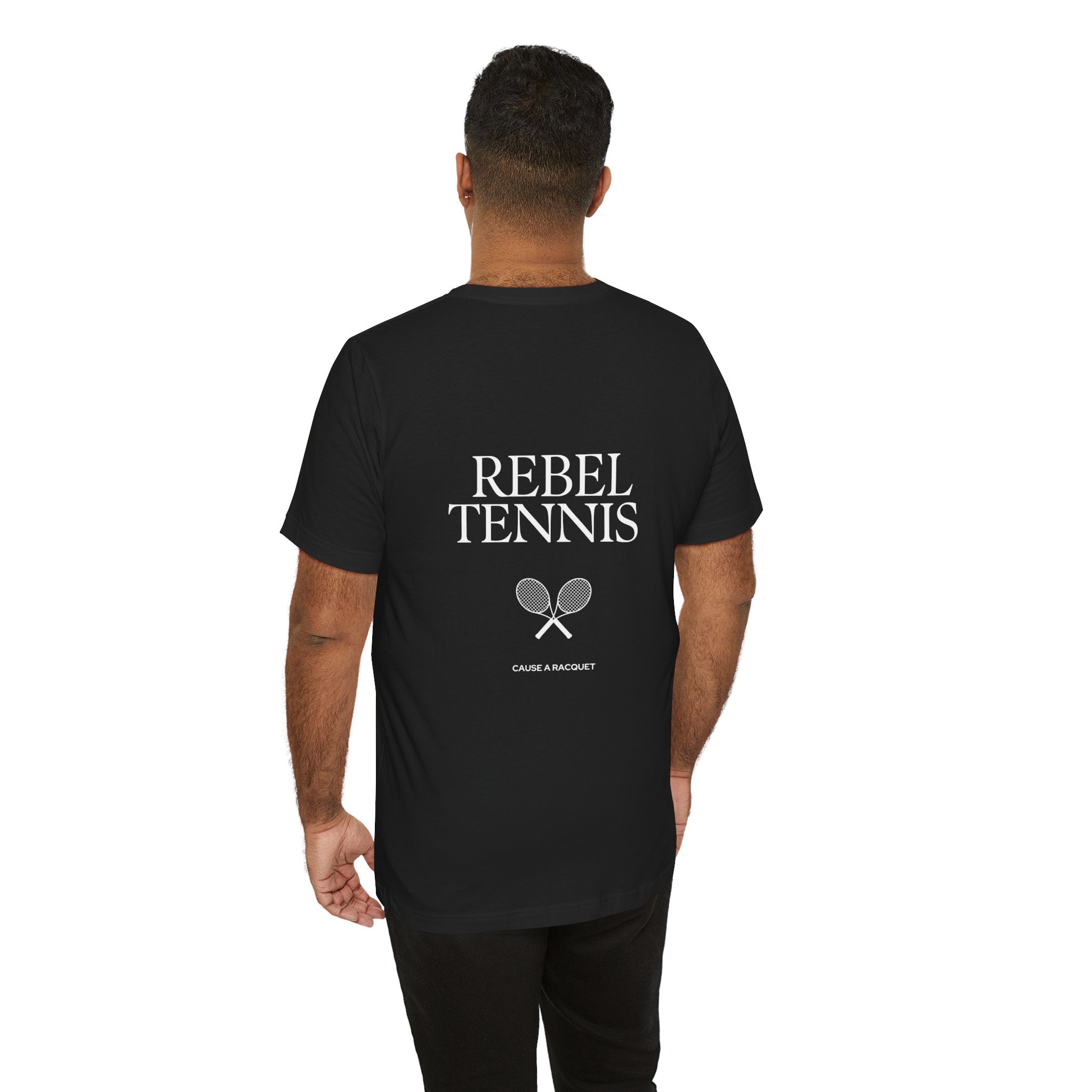 Rebel Tennis Tee | Black