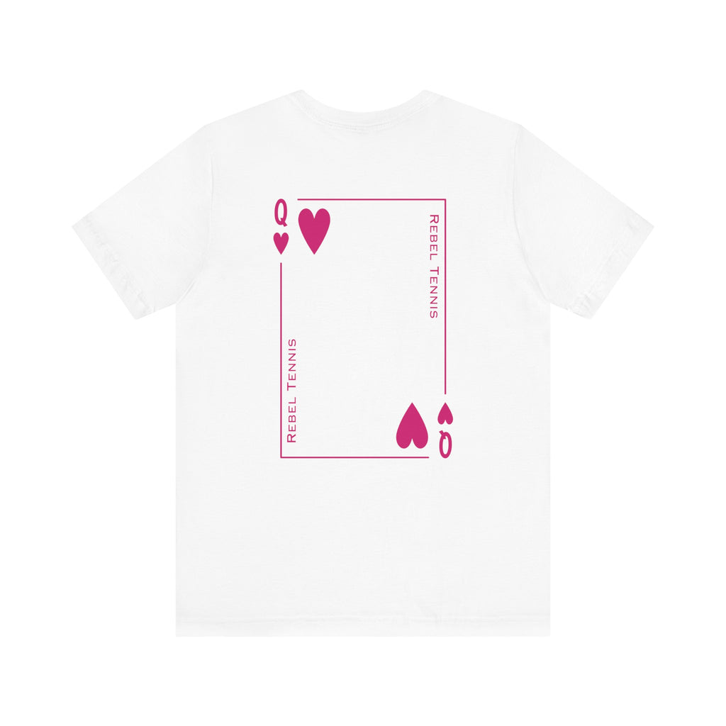 Queen of Hearts Tee | White