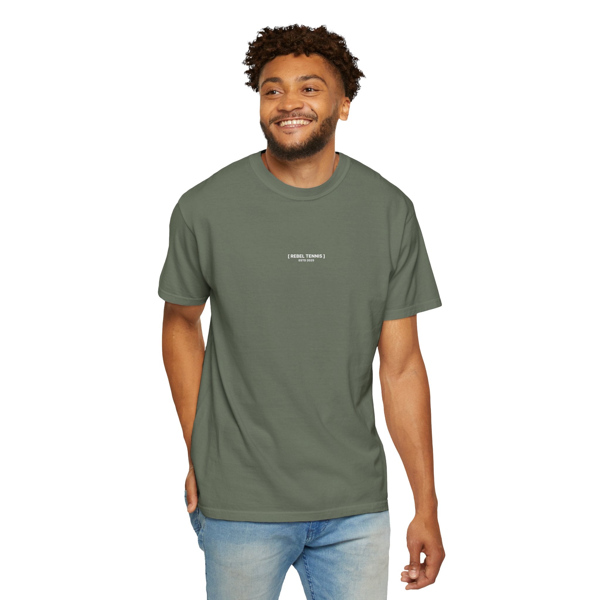 Cause A Racket Tee | Moss Green