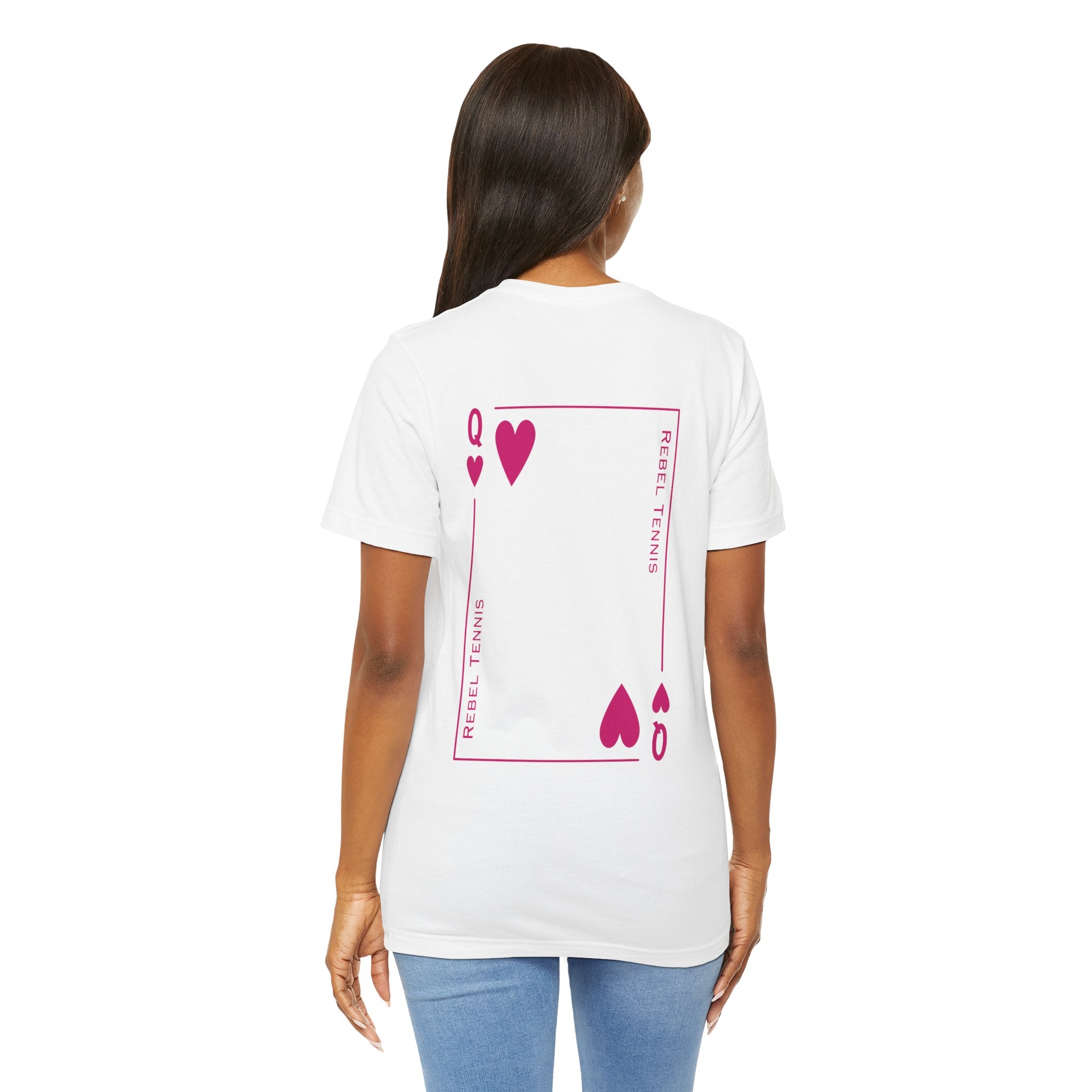 Queen of Hearts Tee | White