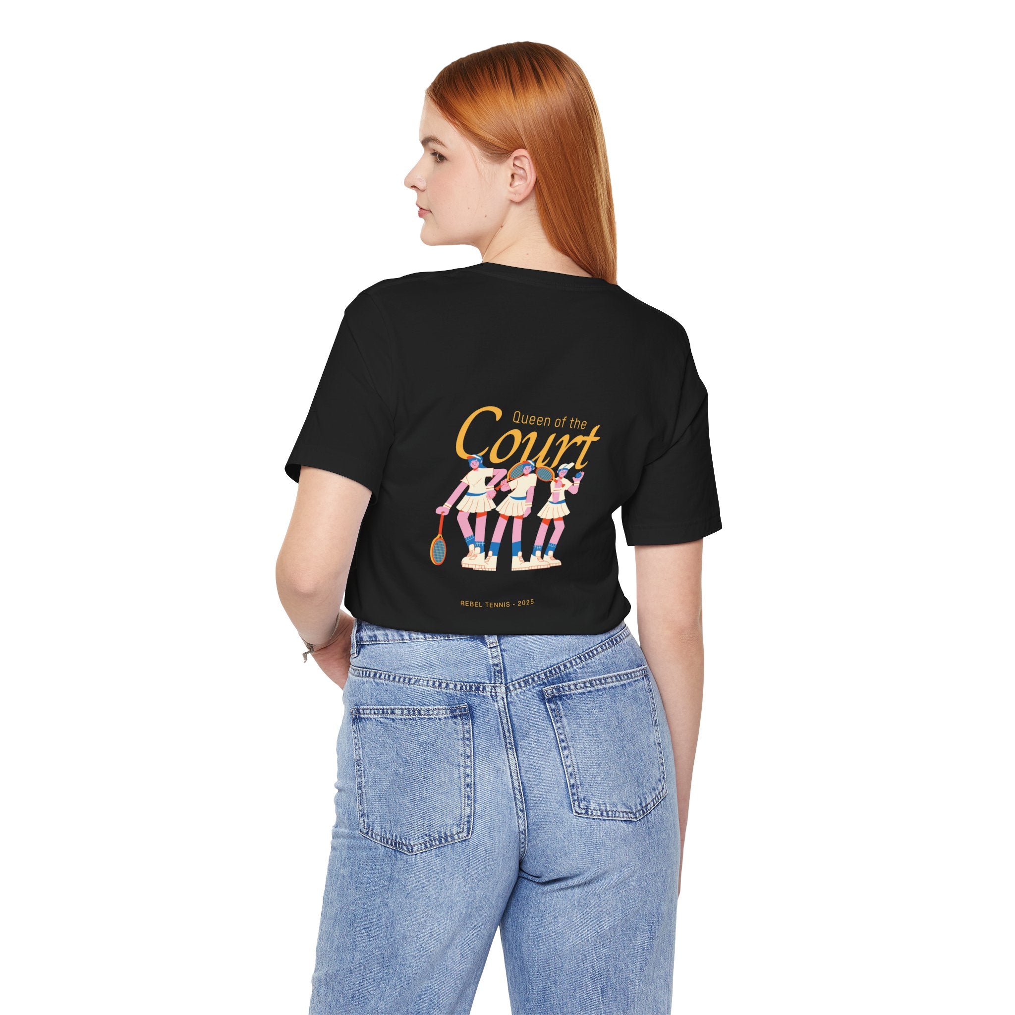 Queen of the Court Tee | Black