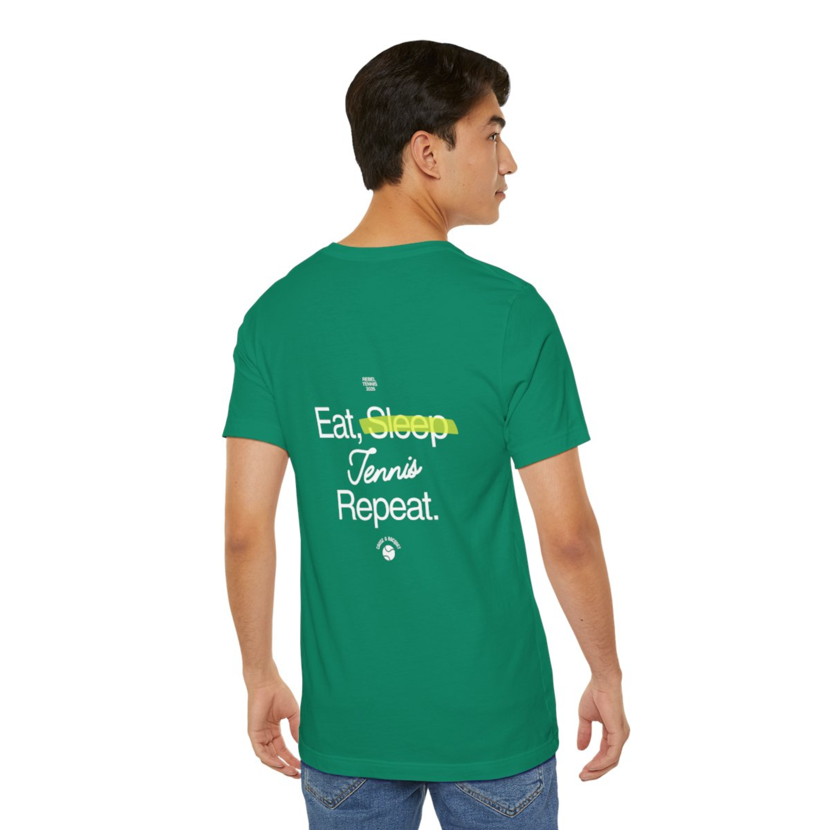 Eat, Sleep, Tennis, Repeat Tee | Green