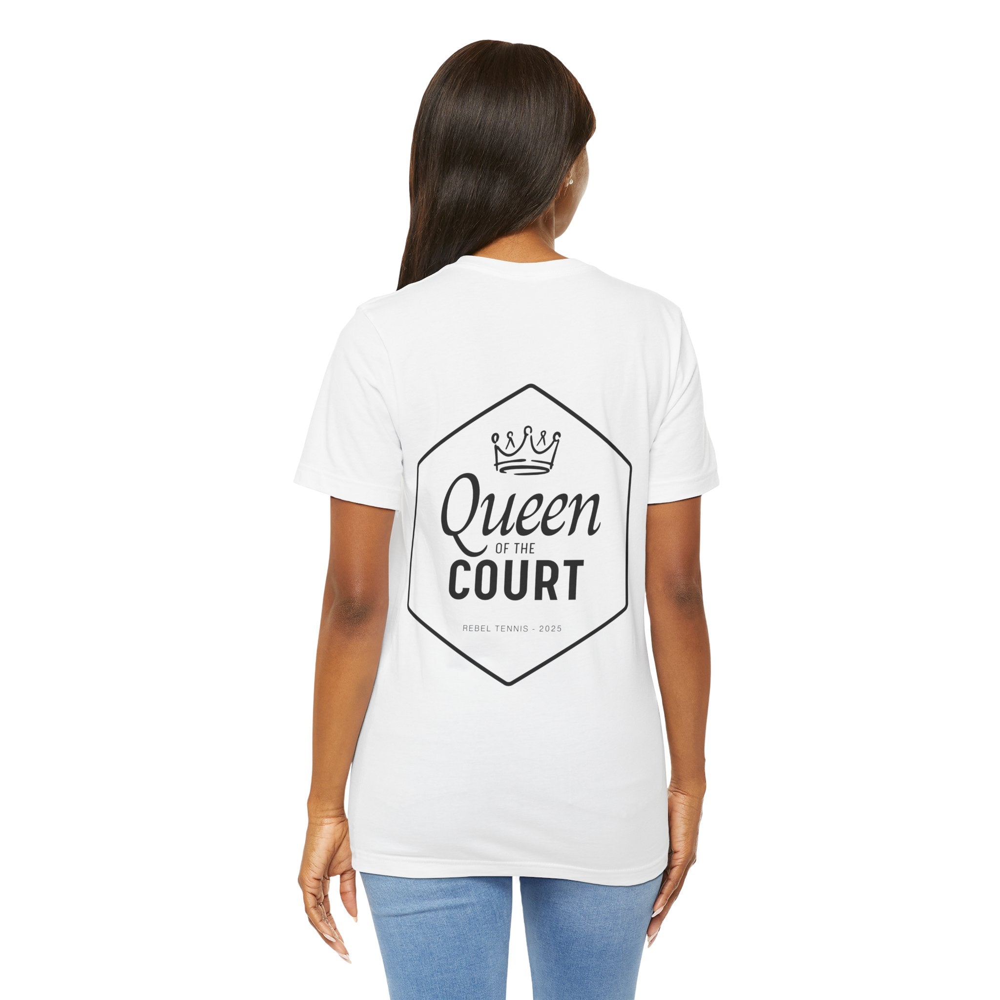 Queen's Court Tee | White