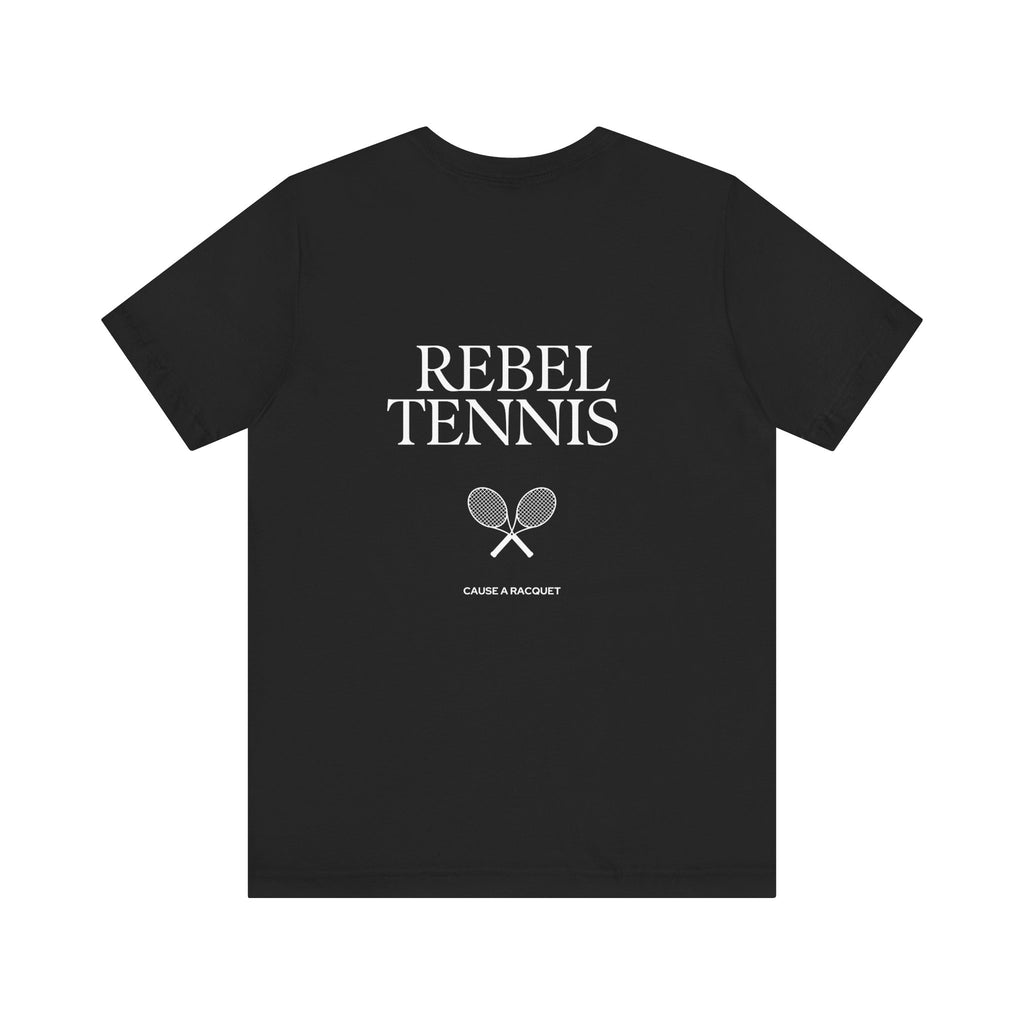 Rebel Tennis Tee | Black