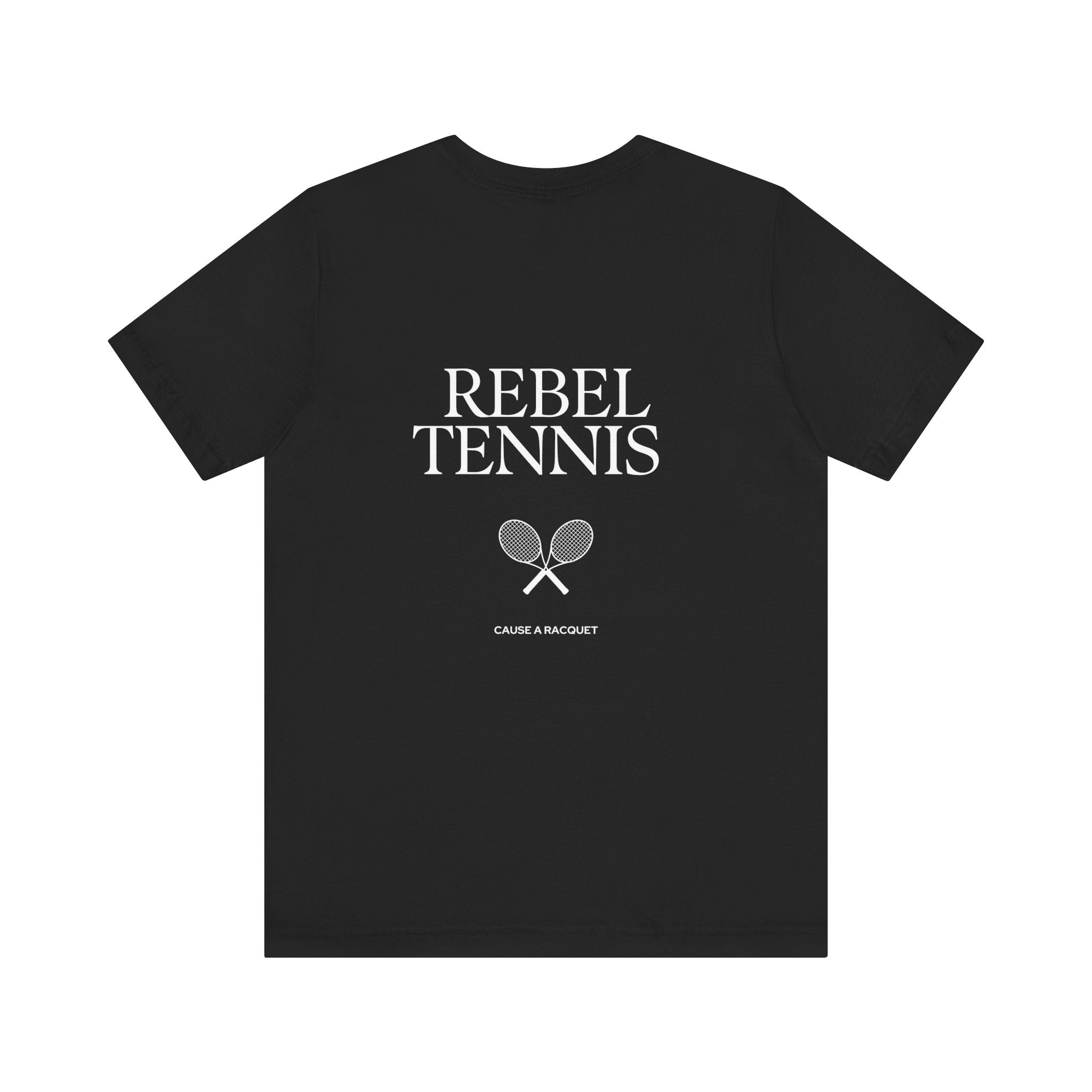 Rebel Tennis Tee | Black